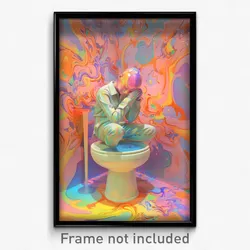 Art Poster - Lavish Movie Festival (Psychedelic Trippy Weird 11x17 Print)