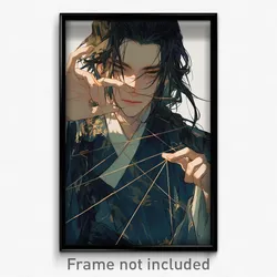 Anime Art Poster - Man Feeling Fright Wearing Royal String (Print)