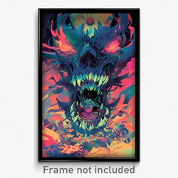 Art Poster - Elaborate Pound (Psychedelic Trippy Weird 11x17 Print)