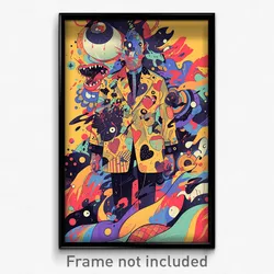 Art Poster - Different Haberdashery (Psychedelic Trippy Weird 11x17 Print)