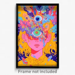 Art Poster - Grand Mind (Psychedelic Trippy Weird 11x17 Print)
