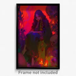 Art Poster - Agitated Grove (Psychedelic Trippy Weird 11x17 Print)