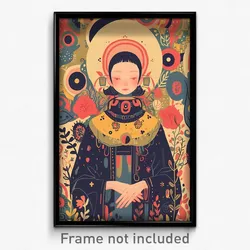 Art Poster - Giant Eaves (Psychedelic Trippy Weird 11x17 Print)