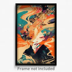 Art Poster - Mushy Muster (Psychedelic Trippy Weird 11x17 Print)