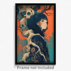 Art Poster - Anime Like Grove (Psychedelic Trippy Weird 11x17 Print)