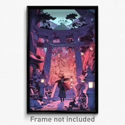 Art Poster - Rural Fief (Psychedelic Trippy Weird 11x17 Print)