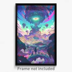 Art Poster - Great Remains (Psychedelic Trippy Weird 11x17 Print)