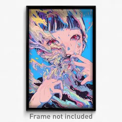 Art Poster - Glitchy Mere (Psychedelic Trippy Weird 11x17 Print)