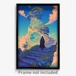 Art Poster - Authentic Ramp (Psychedelic Trippy Weird 11x17 Print)