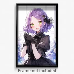 Anime Art Poster - Southern Boobook Feeling Guilt Wearing Heavenly Black Gloves