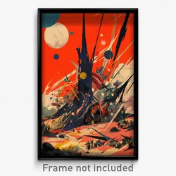Art Poster - Tremendous Wasteland (Psychedelic Trippy Weird 11x17 Print)