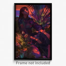 Art Poster - Haunting Barrow (Psychedelic Trippy Weird 11x17 Print)