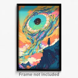 Art Poster - Major Chasm (Psychedelic Trippy Weird 11x17 Print)