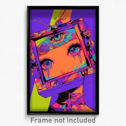 Art Poster - Original Television (Psychedelic Trippy Weird 11x17 Print)