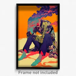 Art Poster - Slim Scar (Psychedelic Trippy Weird 11x17 Print)
