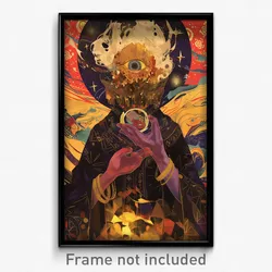 Art Poster - Glamorous Respite (Psychedelic Trippy Weird 11x17 Print)