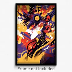Art Poster - Rich Crown (Psychedelic Trippy Weird 11x17 Print)