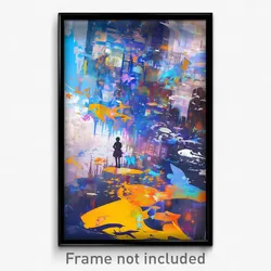Art Poster - Different Berlin (Psychedelic Trippy Weird 11x17 Print)