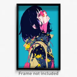 Art Poster - Immaculate Anime (Psychedelic Trippy Weird 11x17 Print)