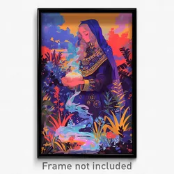 Art Poster - Treasured Scrub (Psychedelic Trippy Weird 11x17 Print)
