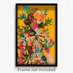 Art Poster - Woman Feeling Astonished Wearing Well Worn Tennis Uniform (Print)