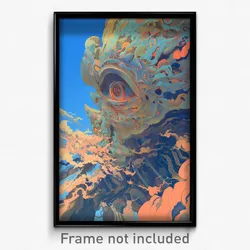 Art Poster - Wiggly Port (Psychedelic Trippy Weird 11x17 Print)