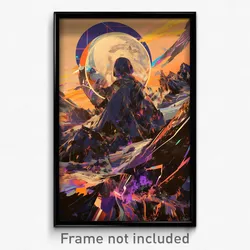 Art Poster - Shiny Badland (Psychedelic Trippy Weird 11x17 Print)