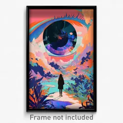 Art Poster - Dangerous Dream (Psychedelic Trippy Weird 11x17 Print)