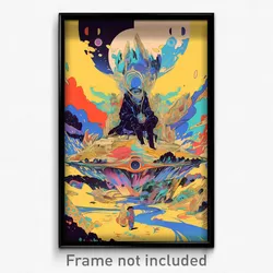 Art Poster - Rectangular Sanctum (Psychedelic Trippy Weird 11x17 Print)