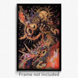 Art Poster - Negligible Chest (Psychedelic Trippy Weird 11x17 Print)