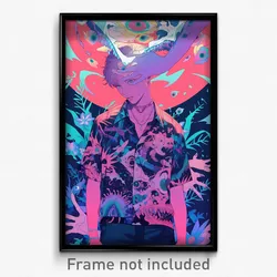 Anime Art Poster - Boy Feeling Infatuation, Scientific Impossible Shirt (Print)