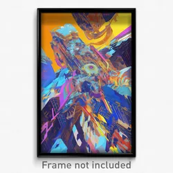 Art Poster - Gorgeous Cruise (Psychedelic Trippy Weird 11x17 Print)