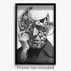 Art Poster - Puzzling Mirror (Psychedelic Trippy Weird 11x17 Print)