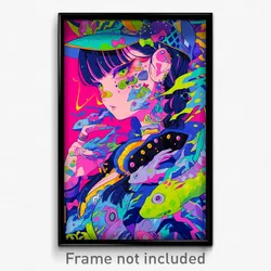 Art Poster - Amazing Ghetto (Psychedelic Trippy Weird 11x17 Print)