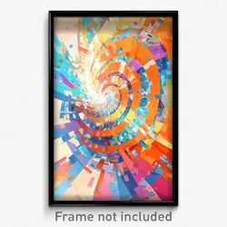 Art Poster - Advanced Windmill (Psychedelic Trippy Weird 11x17 Print)