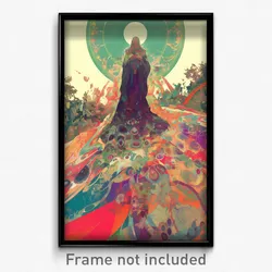 Art Poster - Brilliant Intersection (Psychedelic Trippy Weird 11x17 Print)