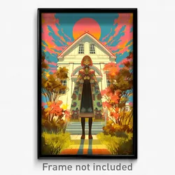Art Poster - Immaculate Academy (Psychedelic Trippy Weird 11x17 Print)