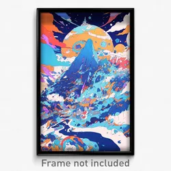 Art Poster - Round Gable (Psychedelic Trippy Weird 11x17 Print)