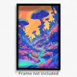 Art Poster - Smooth Hovel (Psychedelic Trippy Weird 11x17 Print)