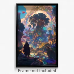 Art Poster - Immaculate Desert (Psychedelic Trippy Weird 11x17 Print)