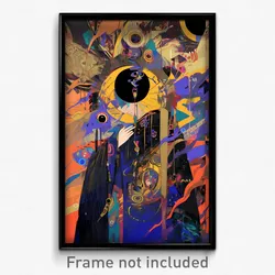 Art Poster - Complex Demesne (Psychedelic Trippy Weird 11x17 Print)