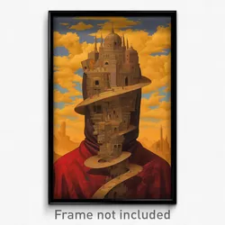 Art Poster - Remarkable Hamlet (Psychedelic Trippy Weird 11x17 Print)