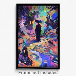 Art Poster - Dry Aerie (Psychedelic Trippy Weird 11x17 Print)