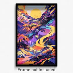 Art Poster - Far Isthmus (Psychedelic Trippy Weird 11x17 Print)