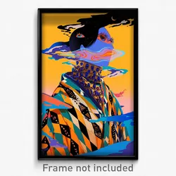 Art Poster - Tidy Stream (Psychedelic Trippy Weird 11x17 Print)