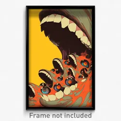 Art Poster - Candid Hibernaculum (Psychedelic Trippy Weird 11x17 Print)