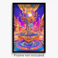 Art Poster - Polished Pulpit (Psychedelic Trippy Weird 11x17 Print)
