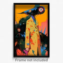 Art Poster - Sharp Quay (Psychedelic Trippy Weird 11x17 Print)