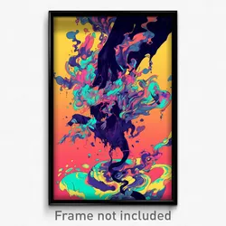 Art Poster - Haunted Grotesque (Psychedelic Trippy Weird 11x17 Print)