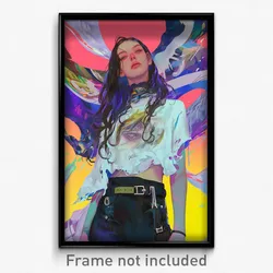 Art Poster - Woman Feeling Angry Wearing Ragged Fanny Pack (Print)